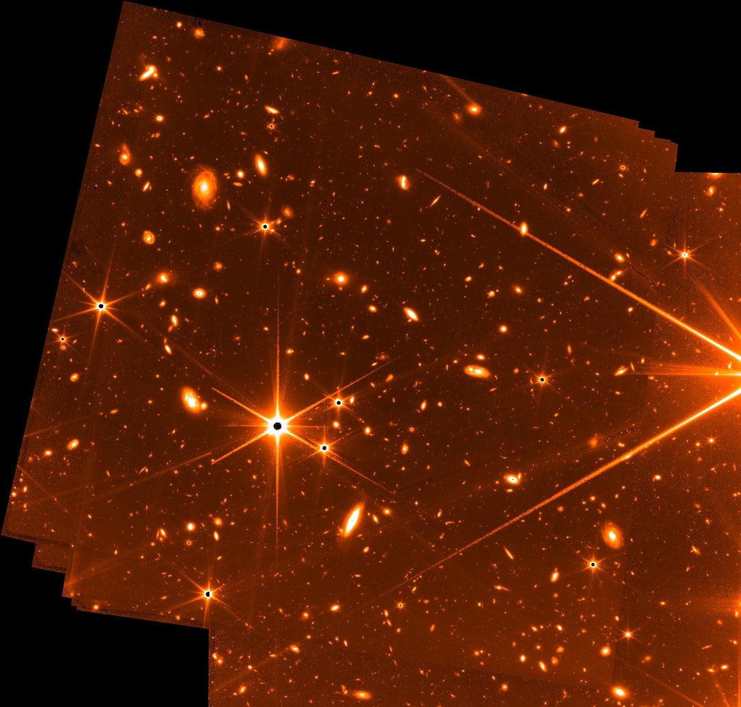 The first real test image from the James Webb Telescope