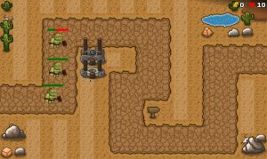 Made a basic tower defense game with vanilla JS and canvas (source code in comments)
