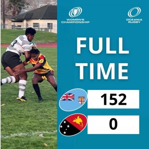 Fijiana have broken the record for the largest win in all International Rugby after defeating Papua New Guinea 152-0