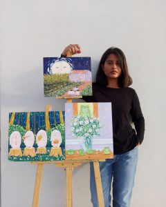 [OC] Me and my paintings