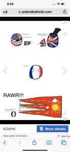 i saw this flag in a polandball comic. any ideas what flag this is?(it is the one near franceball and the big one i mean)