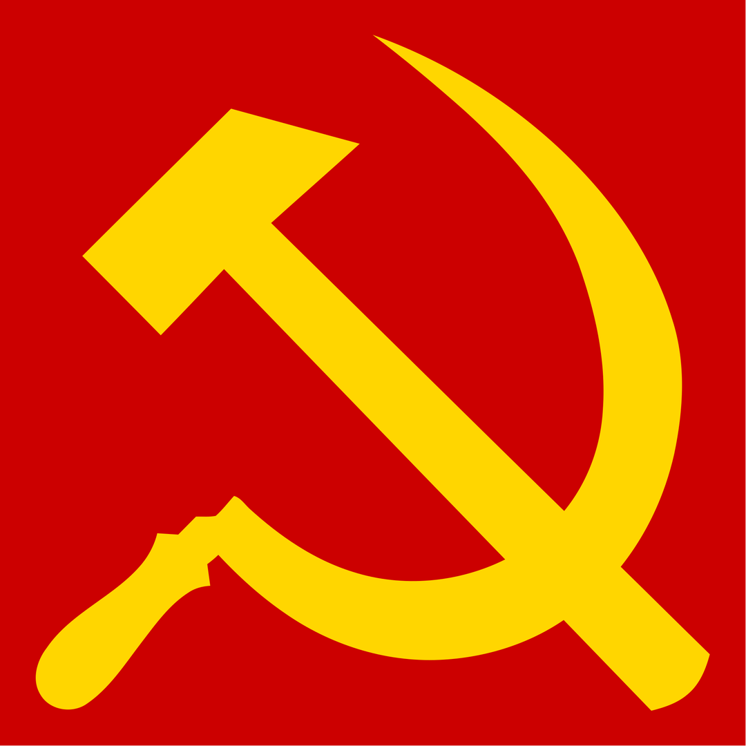 Politics aside, the hammer and sickle are a pretty clever representation of workers. hammer for factory workers and sickle for land workers