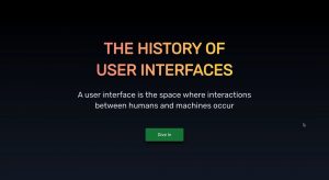 The history of UI