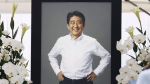 Japan honors ex-PM Abe with highest decoration, wake held in Tokyo