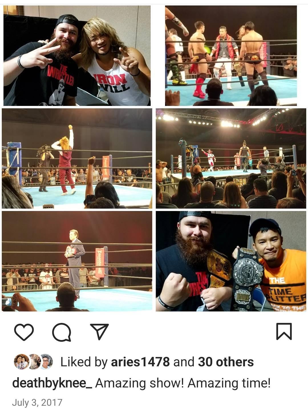 My first ever "NJPW" show was the first g1 climax in long Beach.