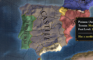 I never realized how ugly French occupied Castile looks on the map.