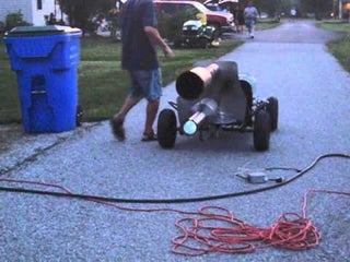 When you are an engineer by trade but still a kid at heart. Build a jet powered go-kart.