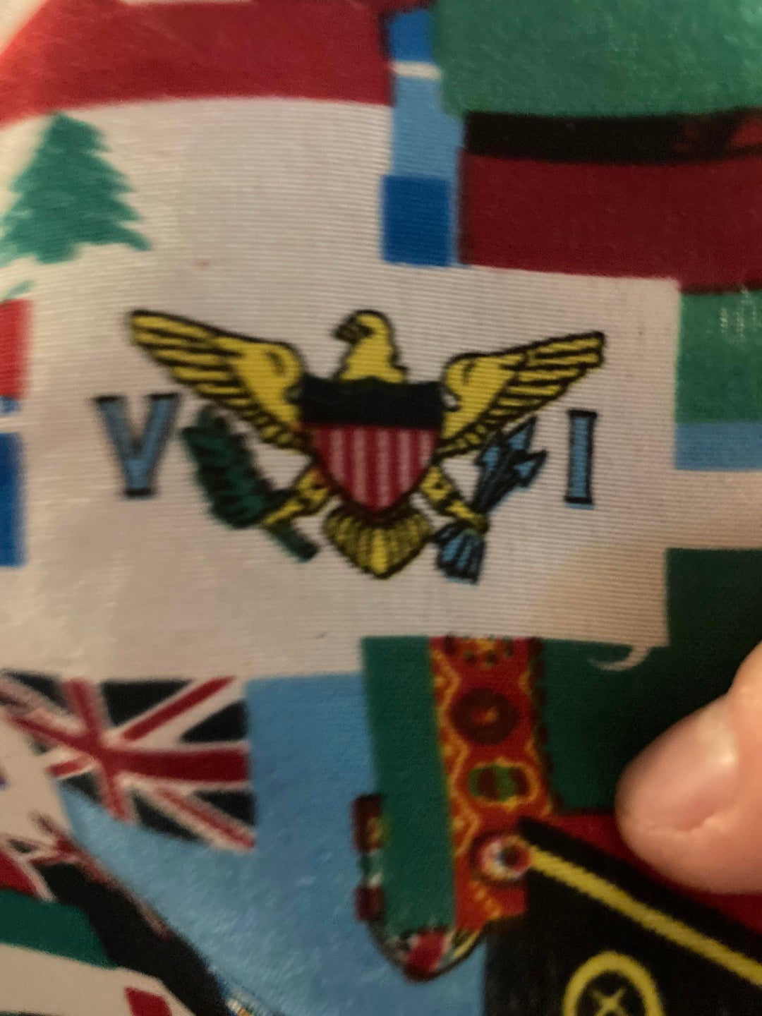 My friend has this Bandanna with lots of flags and I recognized all but this one. Anyone know what it is?