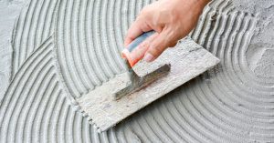 TIL wet cement can cause chemical burns