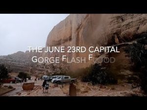 Capitol Gorge flash flood rescue June 23rd 2022 a family's experience.