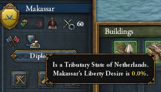 I thought only Chinese countries could have tributaries? how does this happen?