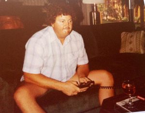 [OC]My dad playing BurgerTime on the Intellivision - White Zin Wednesday, 1982