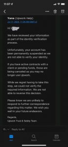 Upwork, that’s a great way to steal $2000+ from someone.