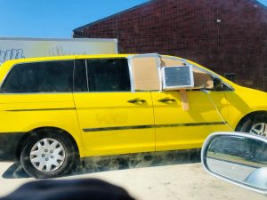 This is my first post to reddit ever. The ac unit was plugged in to the back of the 711. How does this work?