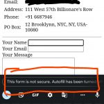 dev-ing a new site. How does google detect this stuff? Is it because it's a very basic form?