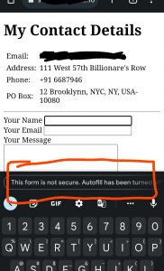 dev-ing a new site. How does google detect this stuff? Is it because it's a very basic form?