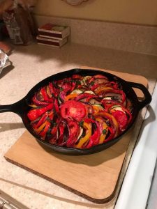 My wife made some ratatouille after my 24 year old son requested it after revisiting the movie.