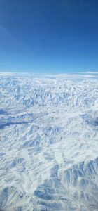 Chilean Andes completely covered in snow [OC]