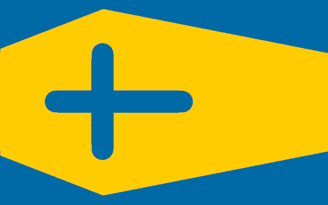 Flag of Sweden if Jesus died of old age and just had a burial.