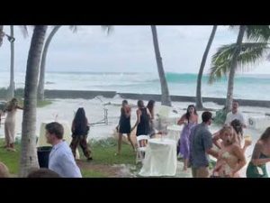 Massive swells in Hawaii