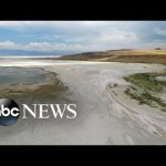 the great salt lake in Utah only one third it size