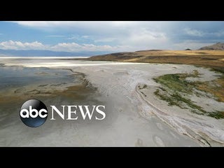 the great salt lake in Utah only one third it size