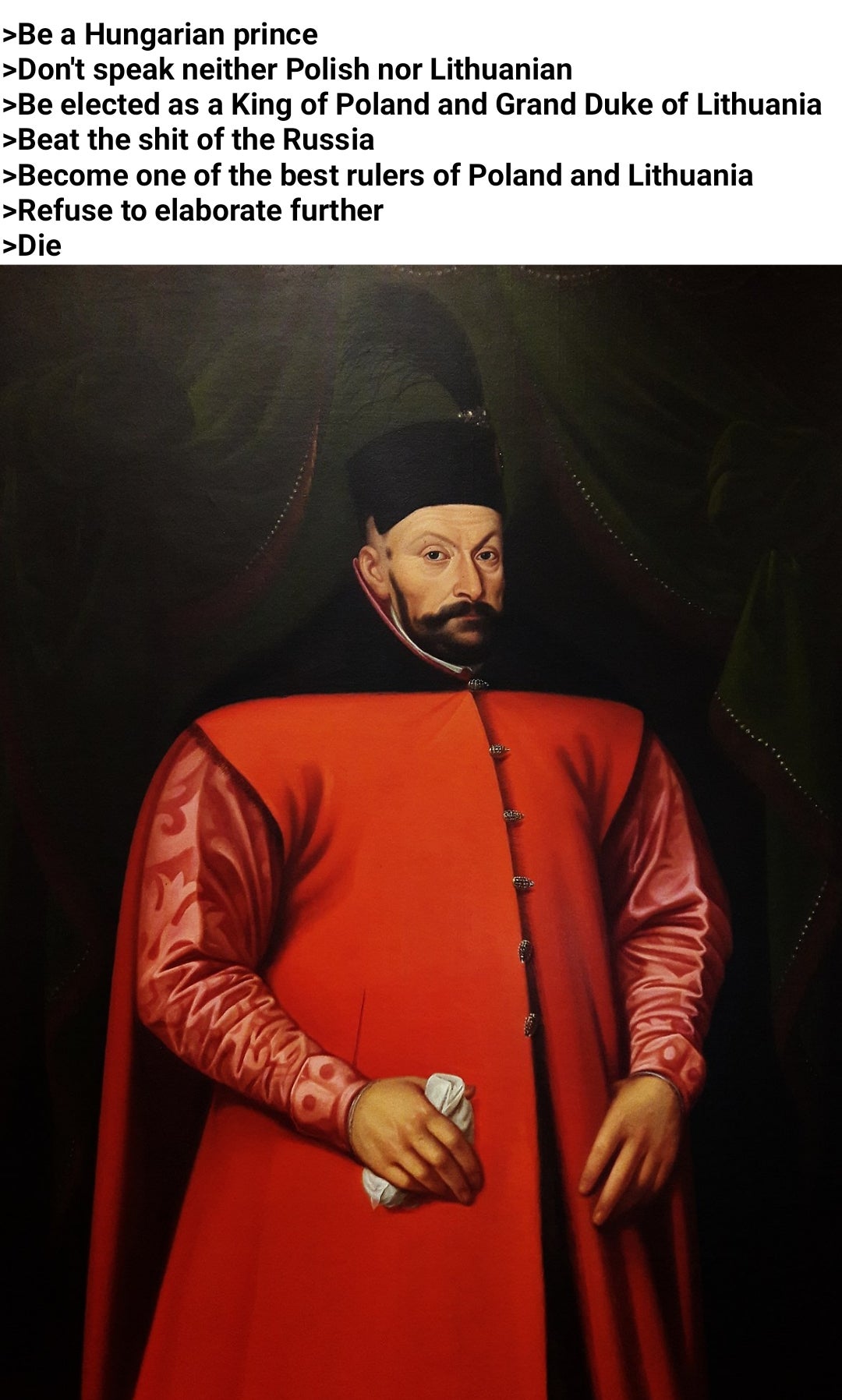 Did you know that a relative of countess Elisabeth Bathory was a King of Poland?