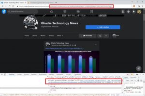Facebook has started to encrypt links to counter privacy-improving URL Stripping - gHacks Tech News