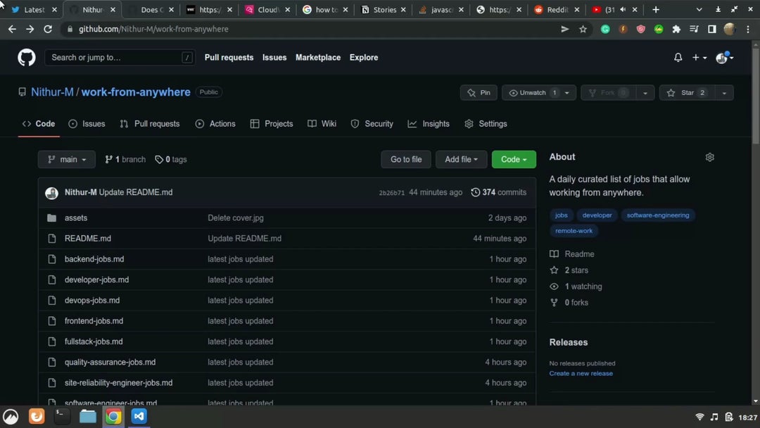 I've created a Github repo to curate location independent remote jobs. It is updated daily.