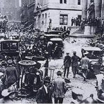 TIL of the 1920 Wall Street bombing which killed 40 people and was never solved and was the deadliest terrorist attack in US then. Although investigators and historians believe it was carried out by Galleanists (Italian anarchists), a group responsible for a series of bombings the previous year.