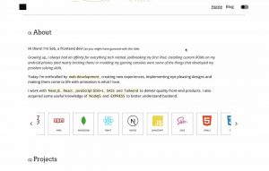 I revamped my junior portfolio