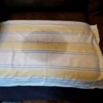 The flag of japan but its actually this hand towel with a perfectly placed water stain