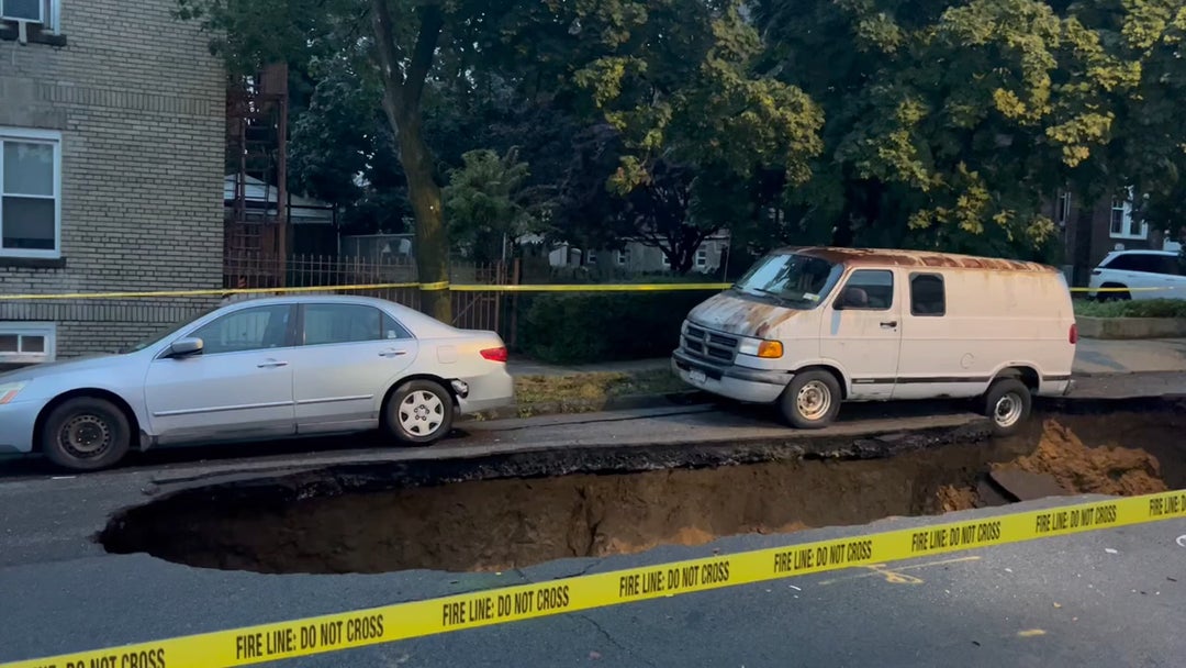 Van Falls Into Sinkhole in Bronx Neighborhood