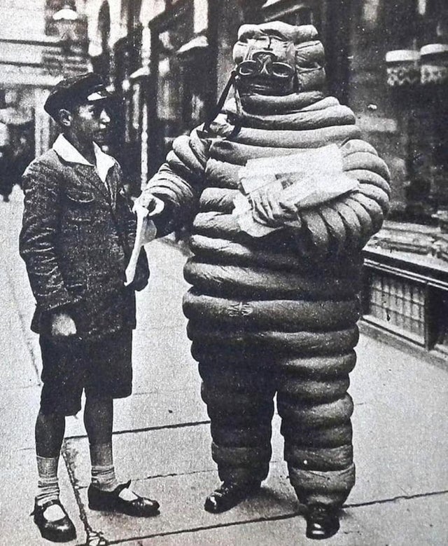 The original Michelin man