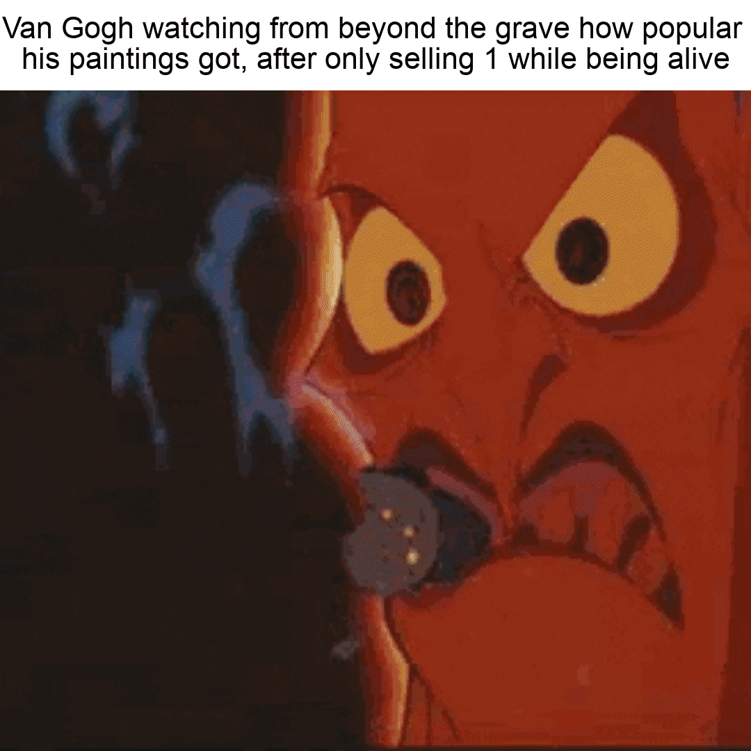 He painted more than 900 in his lifetime, but only sold one or two