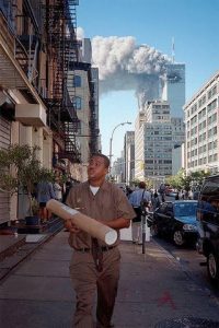 A UPS worker working during 9/11 chaos.