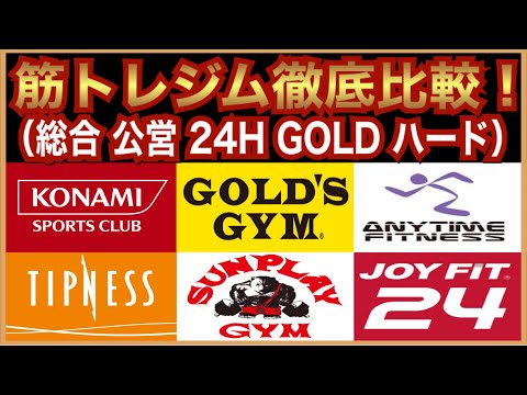 【比較】筋トレジムの種類【おすすめ・料金・設備・選び方】