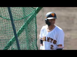 221026 吉川尚輝 秋季キャンプ 打撃練習