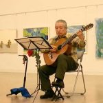 2009年1月 国立新美術館(東京メトロ千代田線乃木坂駅)　美術展のBGMとして生演奏依頼　ギター演奏：武田英雄