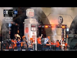 アストロズ グリエルが勝ち越しホームラン！続いてマコーミックにも一発が飛び出し2点リード！リーグ優勝決定シリーズ GAME01