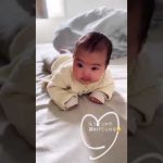 【生後97日目】ハイハイポーズの赤ちゃん/朝のご機嫌タイム