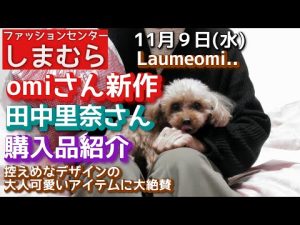 【しまむら購入品】【しまむらオンライン】Laumeomi..  　omiさん　  田中里奈さん　購入品紹介「控えめなデザインの大人可愛いアイテムに大絶賛！！」