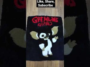 Gremlins Gizmo #gremlins #gizmos #gremlins #tufting #tuftingcarpet #tuftingrugs #hobby  #newtothis