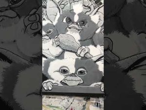 Throwback Thursday Short: Gremlins (1984) painting