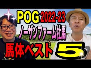 【POG 2022】《コントレイル、ワンアンドオンリー》など相馬眼だけで選んだ太組不二雄が今年もやります。ノーザンファーム牡馬の中から馬体ベスト5を選びます。