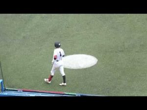 2022/10/6(木) 素振り(8回表) 田中幹也(亜細亜大学)