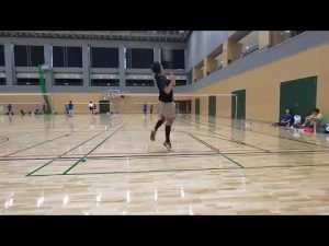 バドミントン男子シングルス練習動画（2021/2/20 コンスケvsキンパラ）
