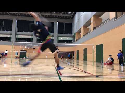 バドミントン男子シングルス練習動画(2021/2/20 ストイックシニアvsコンスケ)