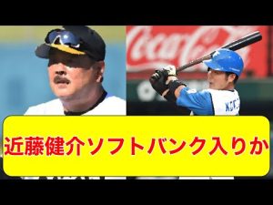 【FA】近藤健介、ソフトバンク入りか【なんJ反応】【オリックス】【西武】