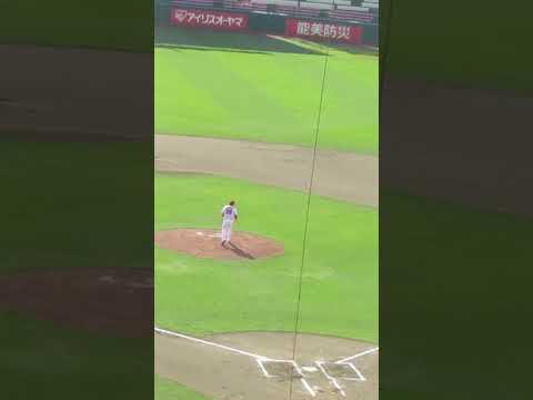 まだやれそうカープ菊池保則〜合同トライアウトで上野を打ち取る
